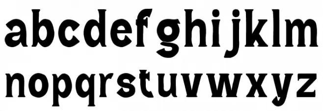 Wild Bandit Serif Fuentes MINÚSCULAS