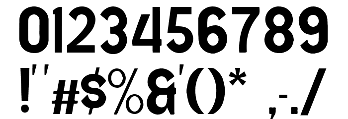 Wild Bandit Font OTHER CHARS
