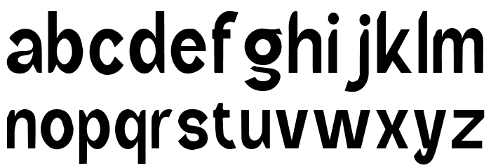 Wild Bandit Font LOWERCASE