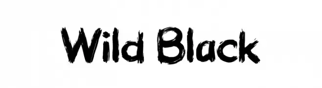 Wild Black  font caratteri gratis