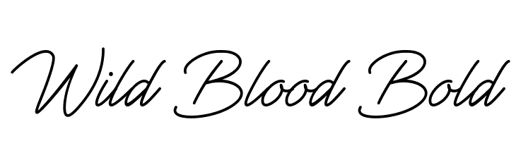 Wild Blood Bold  免费字体下载