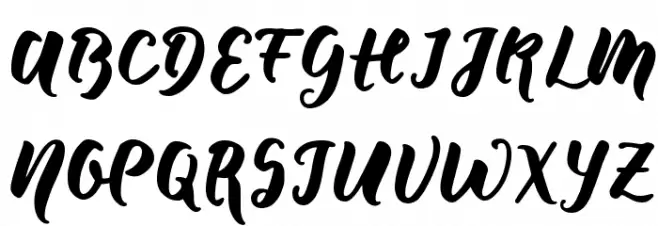 Wild Creatures Sample Schriftart Groß