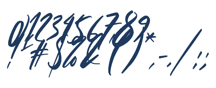 Wild Crow Italic Other Characters