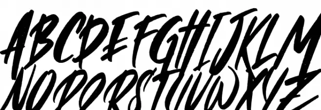 Wild Crow Italic Fuentes MAYÚSCULAS