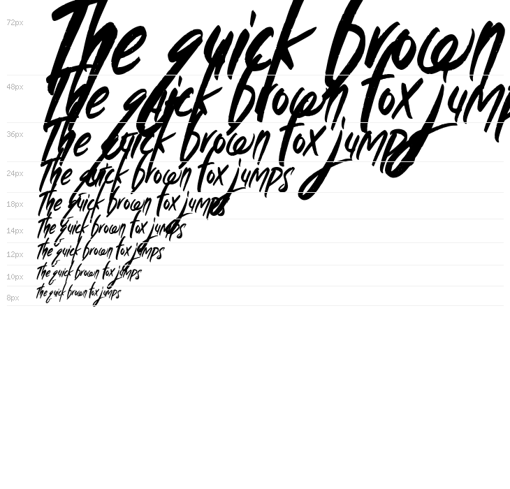 Wild Crow Italic Waterfall