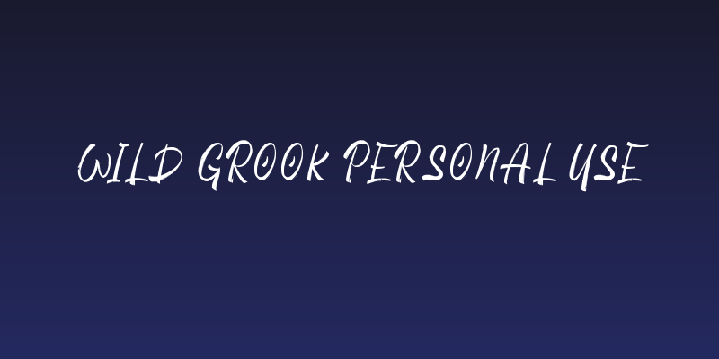 Wild Grook Personal Use Social Header