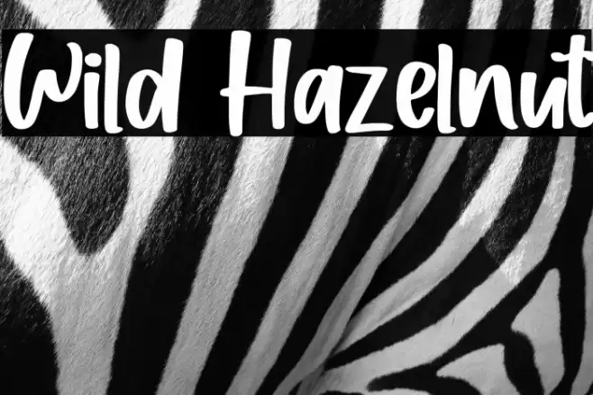 Wild Hazelnut Font examples