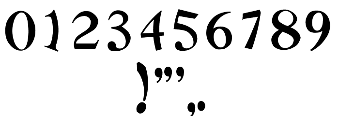 Wild Horse Regular Font OTHER CHARS