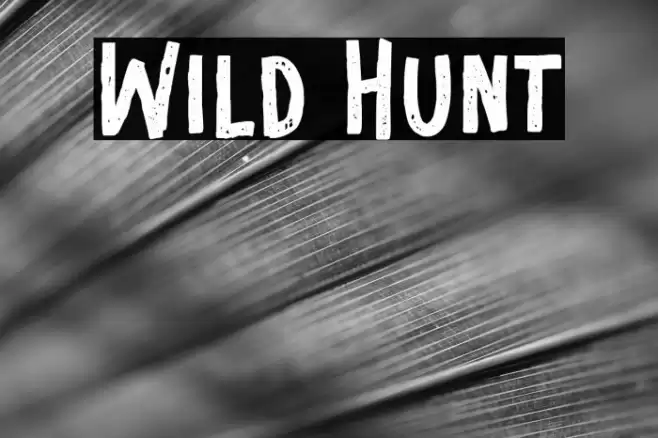 Wild Hunt Font examples