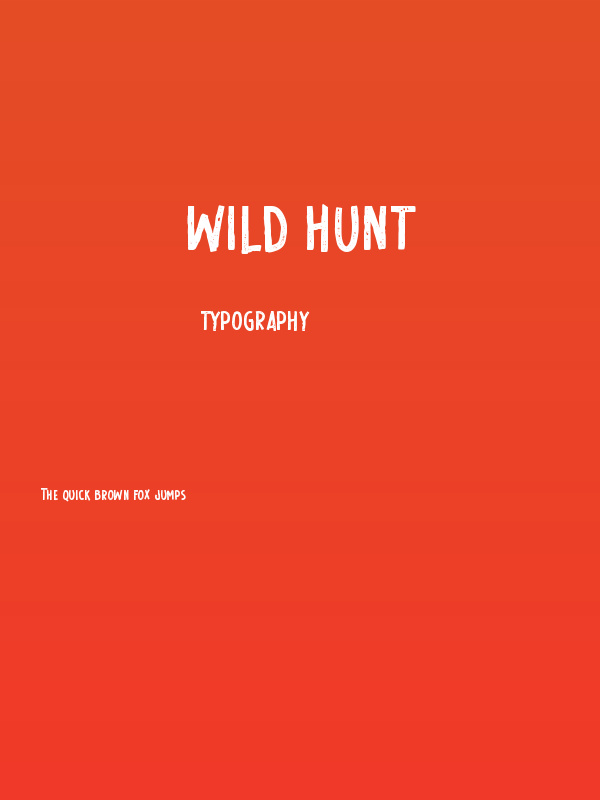 Wild Hunt Poster
