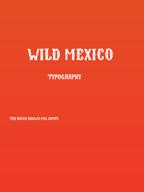Wild Mexico Poster