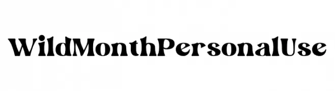 Wild Month Personal Use 