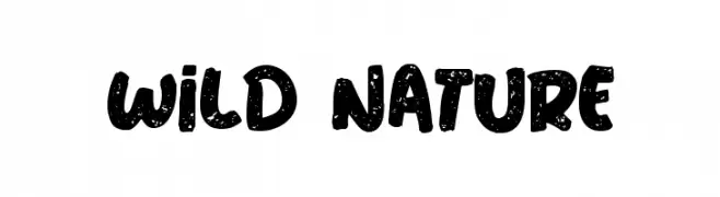 Wild Nature  フリーフォントのダウンロード