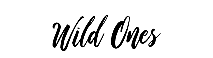 Wild Ones  font caratteri gratis