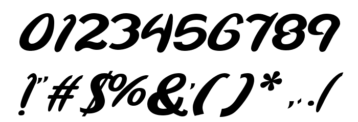 Wild Ride Font OTHER CHARS