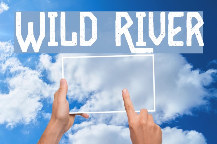 Wild River Font examples