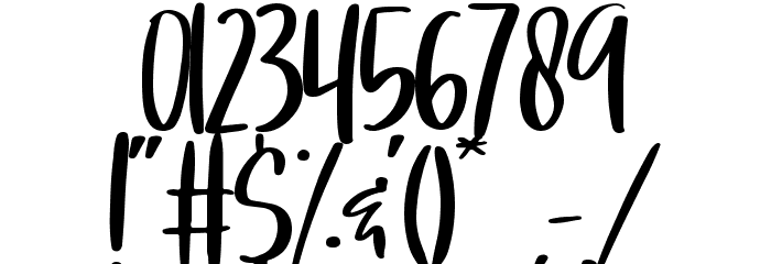 Wild Romance Font OTHER CHARS