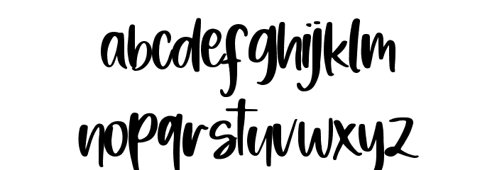 Wild Romance Font LOWERCASE