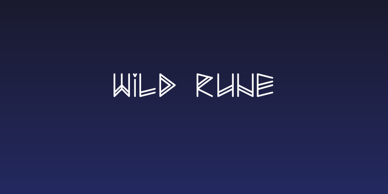 Wild Rune Social Header