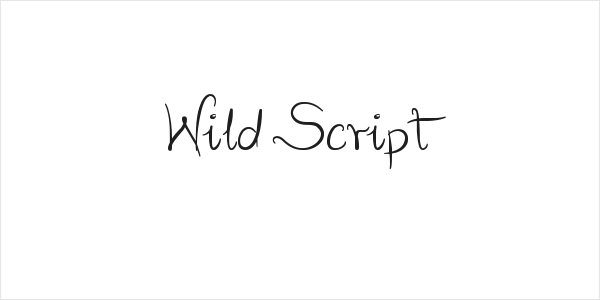 Wild Script Logo