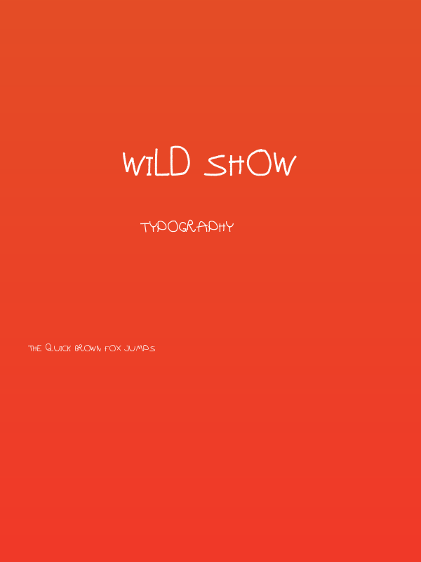 Wild Show Poster
