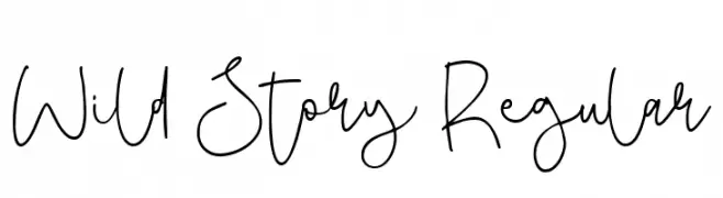 Wild Story Regular  Frei Schriftart Herunterladen