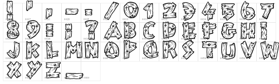 Wild Trails Character Map