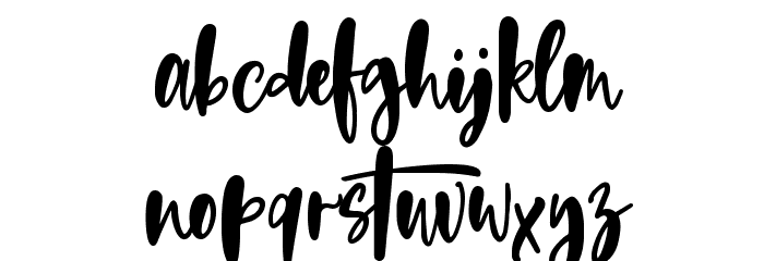 Wild Wanderlust Personal Font LOWERCASE