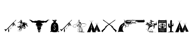 Wild West Icons Font