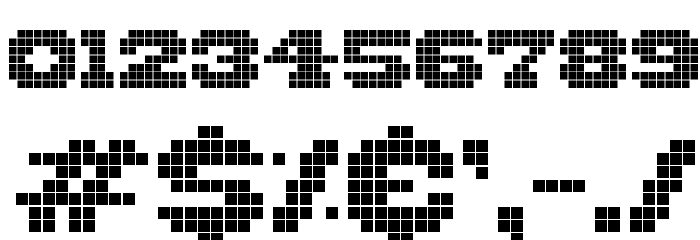Wild West Pixel Font OTHER CHARS