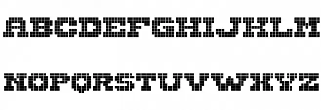 Wild West Pixel 字体 大写