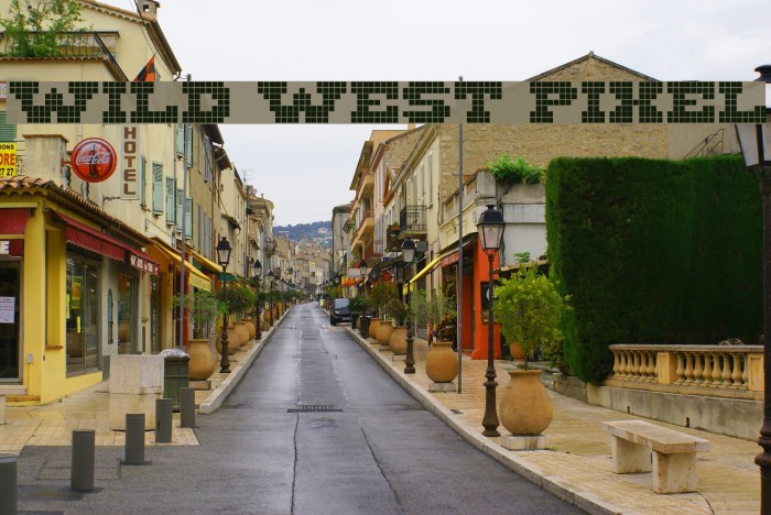 Wild West Pixel Font examples