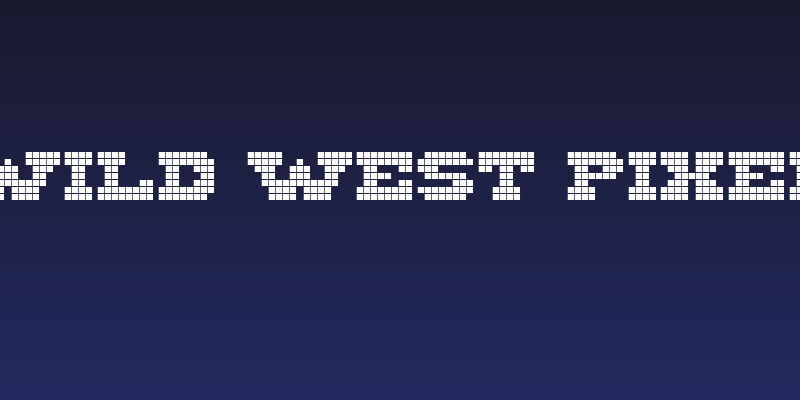 Wild West Pixel Social Header
