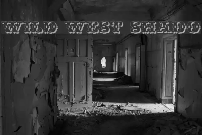 Wild West Shadow Caratteri examples