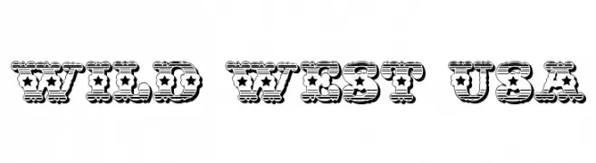 Wild West USA  baixar fontes gratis