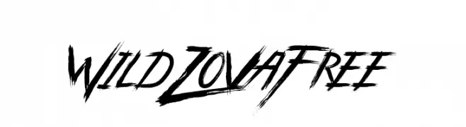 Wild Zova Free  Frei Schriftart Herunterladen