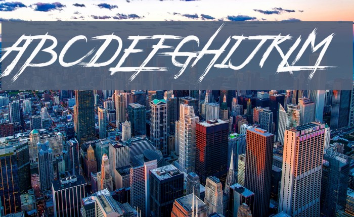 Wild Zova Free Font examples