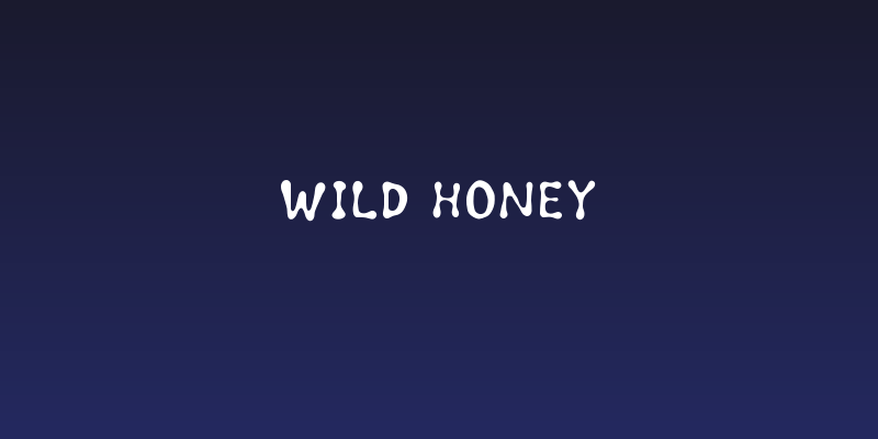 Wild honey Social Header