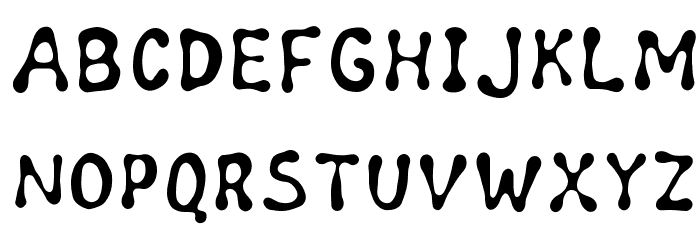 Wild honey Font LOWERCASE