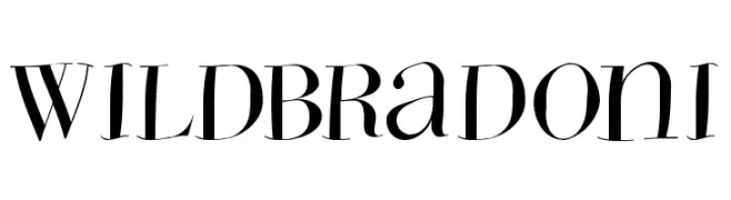 WildBradoni  Frei Schriftart Herunterladen