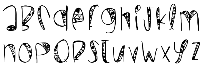 WildCrazy Font LOWERCASE