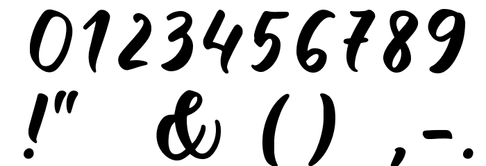 WildCreaturesSample Font OTHER CHARS
