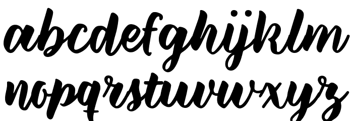 WildCreaturesSample Font LOWERCASE