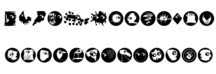 WildHeads Font LOWERCASE