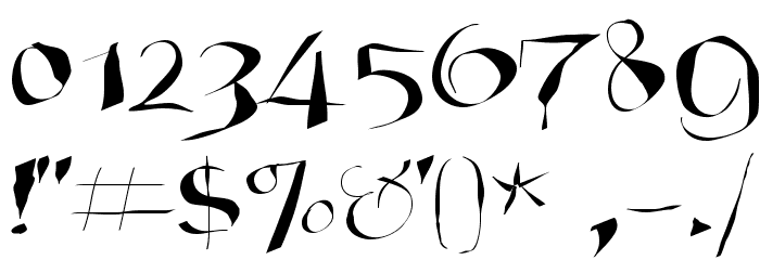 WildQuill Font OTHER CHARS