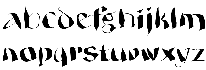 WildQuill Font LOWERCASE