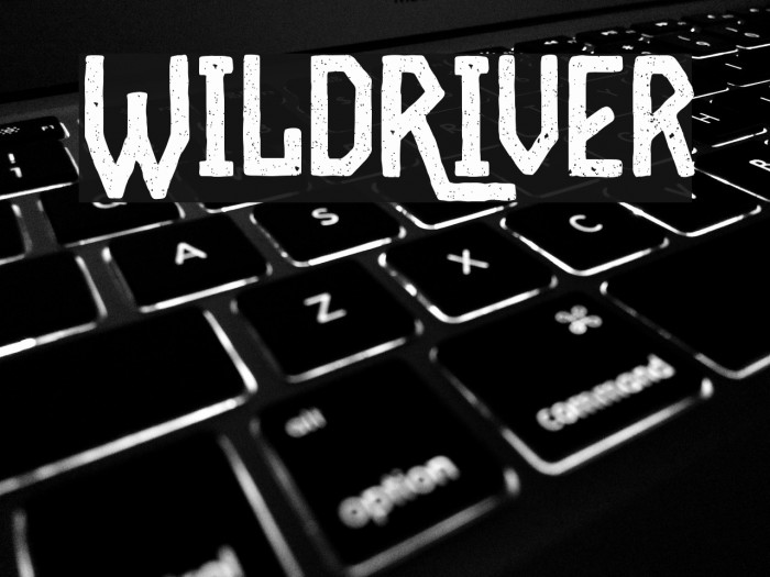 WildRiver फ़ॉन्ट examples