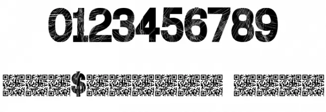 WildScratch Font OTHER CHARS