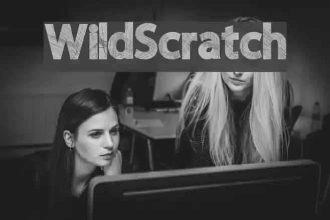 WildScratch Font examples