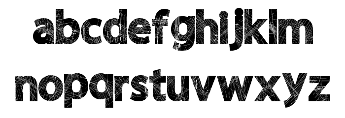 WildScratch Font LOWERCASE
